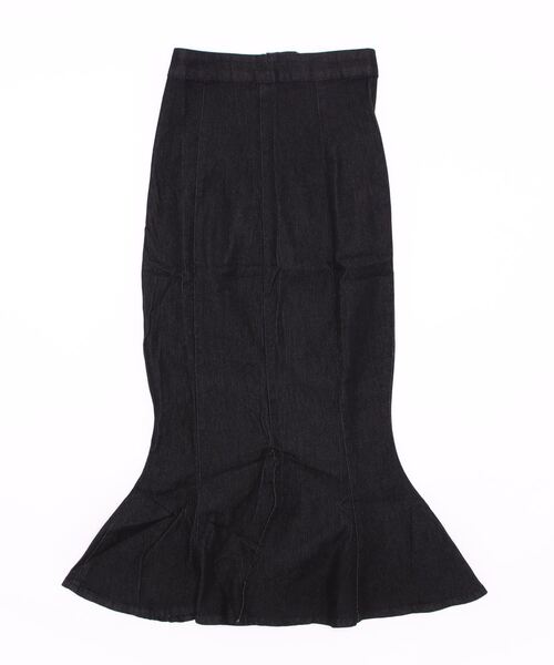 MIIA（ミーア）の「デニムマーメイドスカート（スカート・レディース・ブラック/ネイビー・FREE）」の9枚目の写真