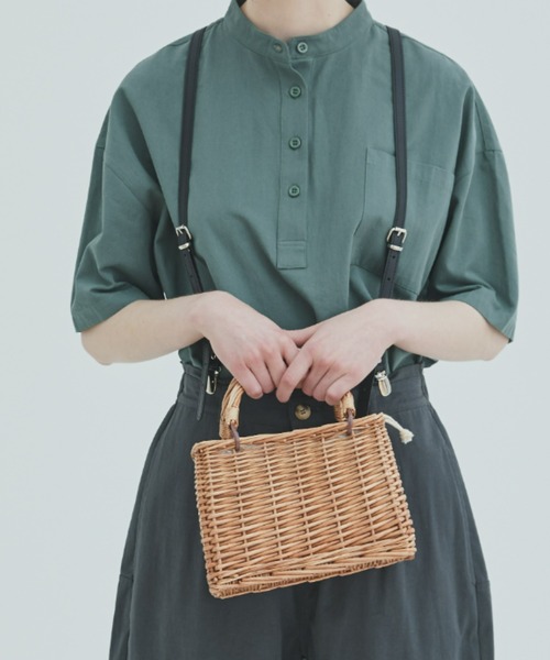 EDIT Gris（エディットグリ）の「スクエアバスケット（かごバッグ・レディース・ナチュラル・FREE）」の12枚目の写真