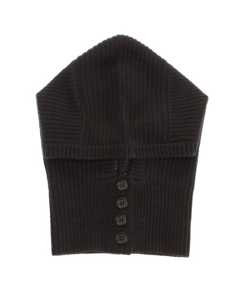 jouetie（ジュエティ）の「カラーバラクラバ（ニットキャップ/ビーニー・レディース・ブラック/オフホワイト/ピンク/グリーン・FREE）」の3枚目の写真