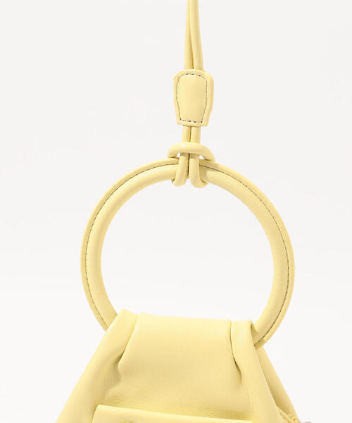 TOMORROWLAND （トゥモローランド）の「ADD CULUMN RIN-S ミニバッグ（ショルダーバッグ・レディース・ホワイト/ブラック/ダークブラウン/ライトイエロー・FREE）」の9枚目の写真