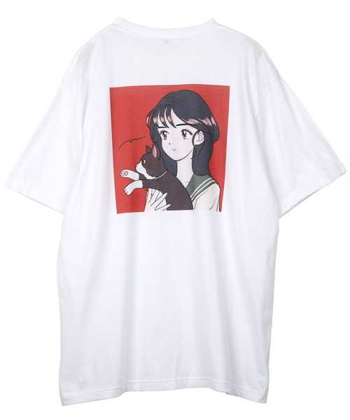 CRAZY FERRET(クレイジーフェレット)の「【ZOZO限定コラボTシャツ】イラストレーター島田つか沙様とクレイジーフェレットコラボ半袖 Tシャツ カットソー ZOZO限定(Tシャツ/カットソー・レディース・ホワイト/ブラック/ネイビー・ONE SIZE)」の15枚目の写真