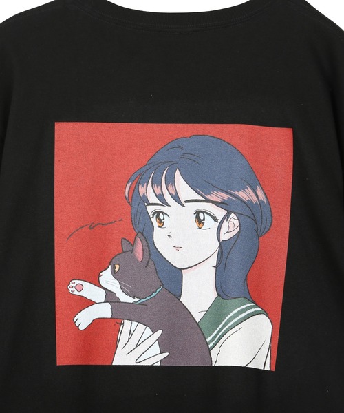 CRAZY FERRET(クレイジーフェレット)の「【ZOZO限定コラボTシャツ】イラストレーター島田つか沙様とクレイジーフェレットコラボ半袖 Tシャツ カットソー ZOZO限定(Tシャツ/カットソー・レディース・ホワイト/ブラック/ネイビー・ONE SIZE)」の17枚目の写真