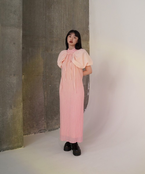 おややん様ご予約品　　　未使用☆タグ付き☆PINORE☆レースボレロカーディガン レースニットカーディガン / Lace Knit Cardigan（カーディガン