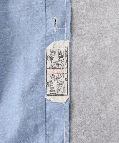 PAYDAY(ペイデイ)の「【PAY DAY/ペイデイ×JOURNAL STANDARD】別注 ステンシル シャンブレーシャツ(シャツ/ブラウス・メンズ・アイボリー/ブルー系その他・MEDIUM/LARGE)」の8枚目の写真
