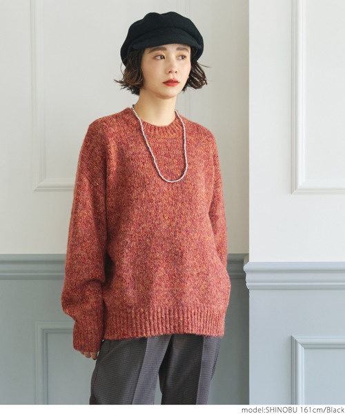 coca(coca)(コカ)の「【WEB限定セール】フェルト キャスケット(キャスケット・レディース・ブラック・ONE SIZE)」の3枚目の写真