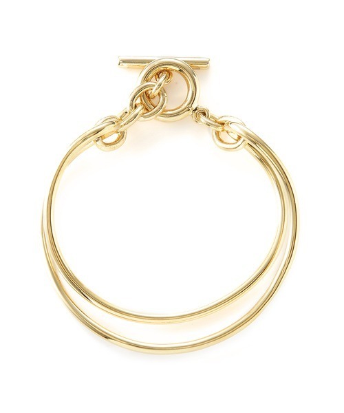 LILY BROWN(リリーブラウン)の「メタルバングル(バングル/リストバンド・レディース・シルバー/ゴールド・FREE)」の2枚目の写真