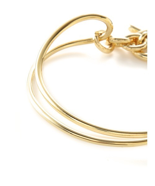 LILY BROWN(リリーブラウン)の「メタルバングル(バングル/リストバンド・レディース・シルバー/ゴールド・FREE)」の4枚目の写真