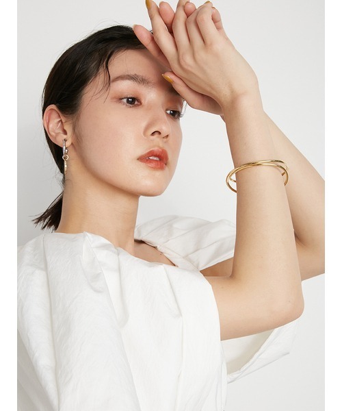 LILY BROWN(リリーブラウン)の「メタルバングル(バングル/リストバンド・レディース・シルバー/ゴールド・FREE)」の5枚目の写真