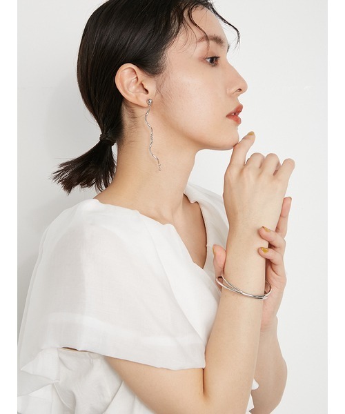 LILY BROWN(リリーブラウン)の「メタルバングル(バングル/リストバンド・レディース・シルバー/ゴールド・FREE)」の8枚目の写真