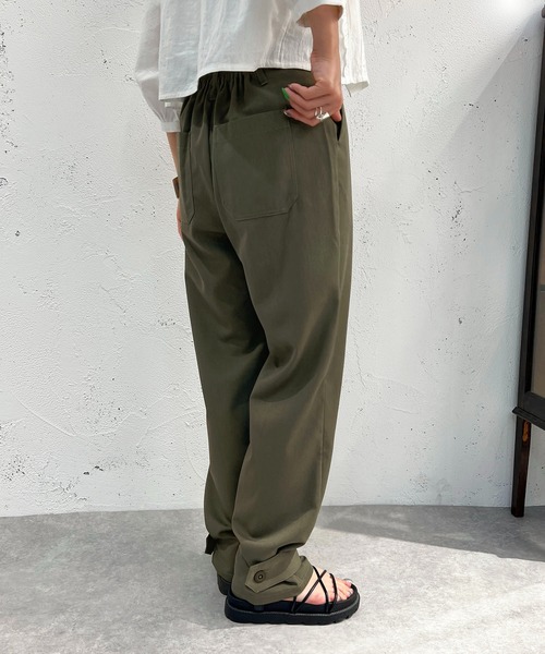 apres jour mignon(アプレジュールミニョン)の「裾2WAYパンツ【ZOZOTOWN限定アイテム】(その他パンツ・レディース・チャコールグレー/ブラック/カーキ・SMALL/X-LARGE/MEDIUM)」の3枚目の写真