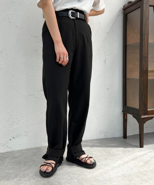 apres jour mignon(アプレジュールミニョン)の「裾2WAYパンツ【ZOZOTOWN限定アイテム】(その他パンツ・レディース・チャコールグレー/ブラック/カーキ・SMALL/X-LARGE/MEDIUM)」の10枚目の写真