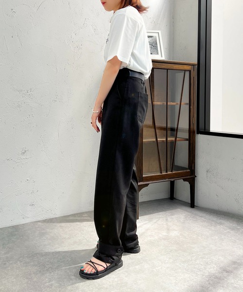 apres jour mignon(アプレジュールミニョン)の「裾2WAYパンツ【ZOZOTOWN限定アイテム】(その他パンツ・レディース・チャコールグレー/ブラック/カーキ・SMALL/X-LARGE/MEDIUM)」の13枚目の写真