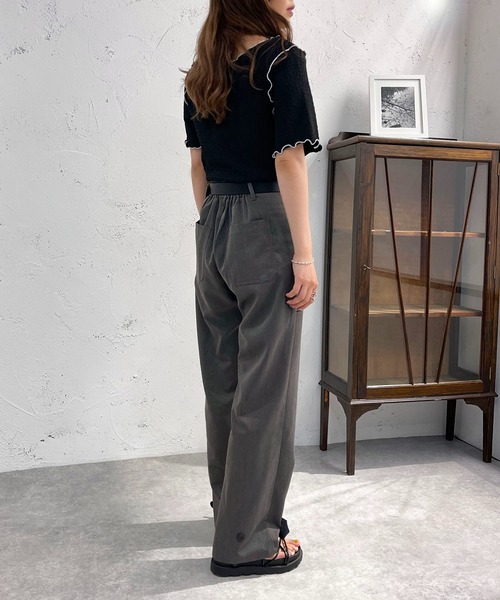 apres jour mignon(アプレジュールミニョン)の「裾2WAYパンツ【ZOZOTOWN限定アイテム】(その他パンツ・レディース・チャコールグレー/ブラック/カーキ・SMALL/X-LARGE/MEDIUM)」の18枚目の写真