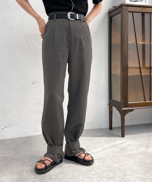 apres jour mignon(アプレジュールミニョン)の「裾2WAYパンツ【ZOZOTOWN限定アイテム】(その他パンツ・レディース・チャコールグレー/ブラック/カーキ・SMALL/X-LARGE/MEDIUM)」の19枚目の写真