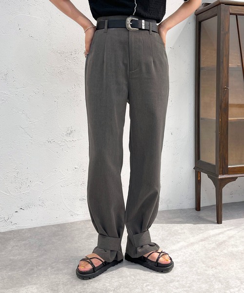 apres jour mignon(アプレジュールミニョン)の「裾2WAYパンツ【ZOZOTOWN限定アイテム】(その他パンツ・レディース・チャコールグレー/ブラック/カーキ・SMALL/X-LARGE/MEDIUM)」の20枚目の写真