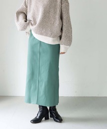 HER CLOSET | 【shemoshelly】ダンボールニットタイトスカート　新色追加(スカート)