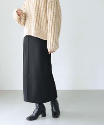 HER CLOSET | 【shemoshelly】ダンボールニットタイトスカート　新色追加(スカート)
