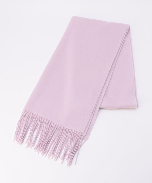 NOLLEY’S（ノーリーズ）の「カシミヤムジストール（ストール/ショール・レディース・ライトグレー/ブラック/ブラウン/イエロー/ブルー/ベビーピンク/キナリ・FREE）」の7枚目の写真