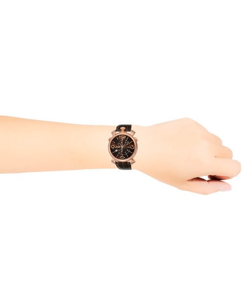 GaGa MILANO（ガガミラノ）の「GaGa MILANO/ガガミラノ THIN CHRONO 46MM 腕時計GAG-509803BW-NEW-N メンズ（アナログ腕時計・メンズ・ブラウン・FREE）」の8枚目の写真