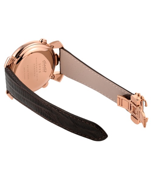 GaGa MILANO（ガガミラノ）の「GaGa MILANO/ガガミラノ THIN CHRONO 46MM 腕時計GAG-509803BW-NEW-N メンズ（アナログ腕時計・メンズ・ブラウン・FREE）」の7枚目の写真