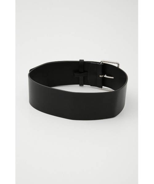 SLY（スライ）の「SQUARE BUCKLE LEATHER BELT スクエア バックル レザー ベルト（ベルト・レディース・ブラック/アイボリー・FREE）」の11枚目の写真