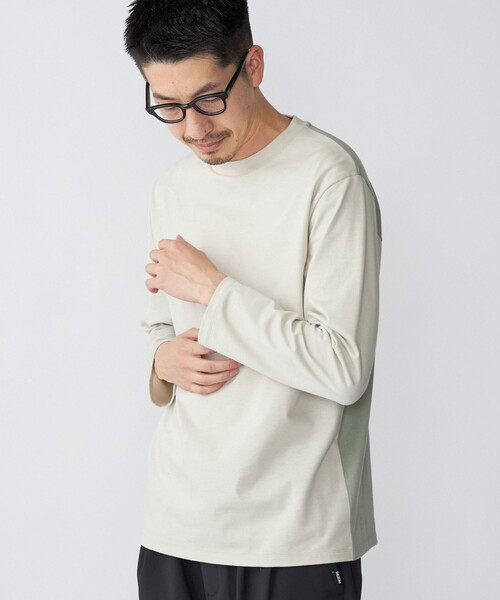 SHIPS(シップス)の「SHIPS: Albini コットン スイッチング Tシャツ ロンT(Tシャツ/カットソー・メンズ・ベージュ/ブラウン/オフホワイト/ロイヤルブルー・SMALL/MEDIUM/LARGE/X-LARGE)」の10枚目の写真