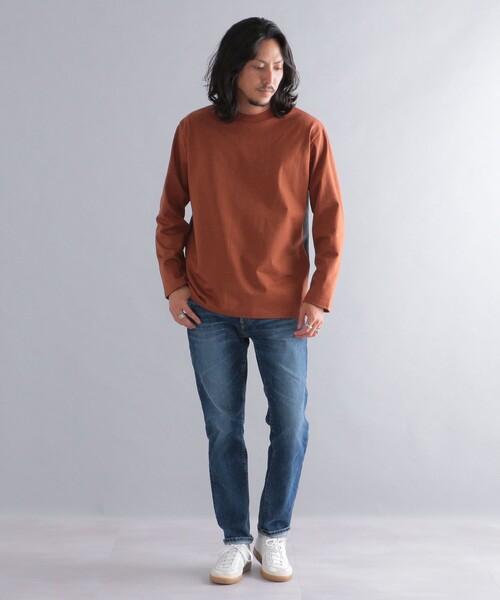 SHIPS(シップス)の「SHIPS: Albini コットン スイッチング Tシャツ ロンT(Tシャツ/カットソー・メンズ・ベージュ/ブラウン/オフホワイト/ロイヤルブルー・SMALL/MEDIUM/LARGE/X-LARGE)」の13枚目の写真