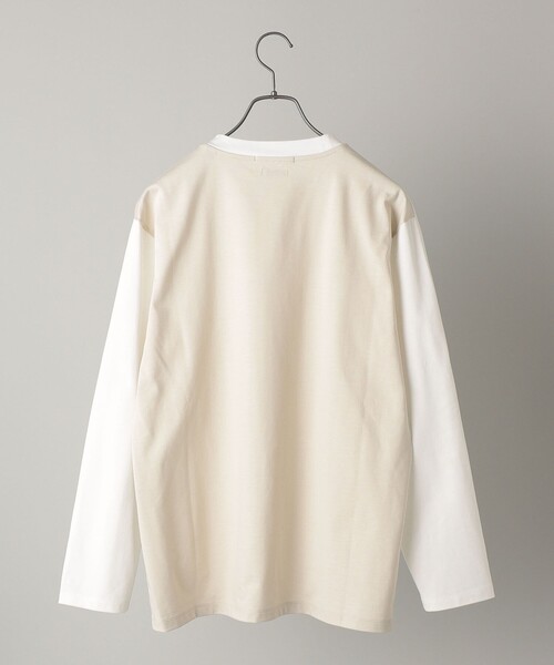 SHIPS(シップス)の「SHIPS: Albini コットン スイッチング Tシャツ ロンT(Tシャツ/カットソー・メンズ・ベージュ/ブラウン/オフホワイト/ロイヤルブルー・SMALL/MEDIUM/LARGE/X-LARGE)」の17枚目の写真