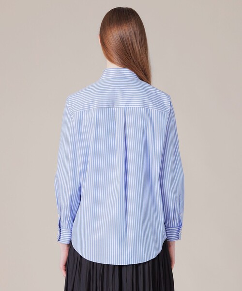 MACKINTOSH LONDON（マッキントッシュ ロンドン）の「【The Essential Collection】スビンコットンブロードシャツ（シャツ/ブラウス・レディース・ライトブルー/イエロー/オフホワイト・38/40）」の8枚目の写真