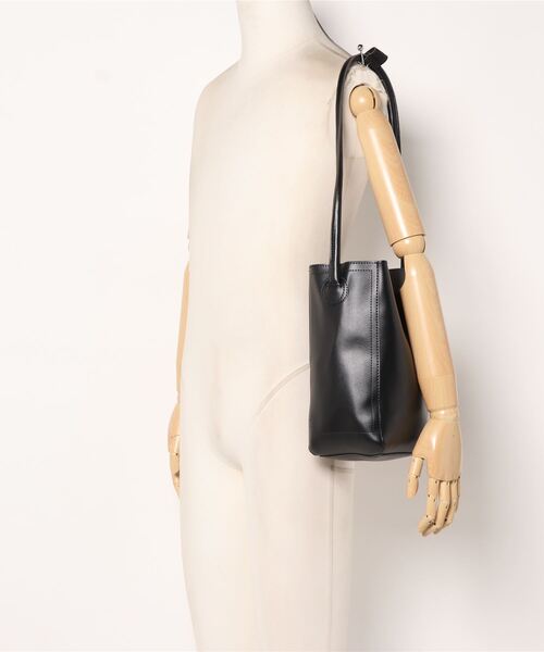 LOPASS（ロパス）の「2wayバケットショルダーバッグ（ショルダーバッグ・レディース・ホワイト/ブラック/グリーン・FREE）」の4枚目の写真