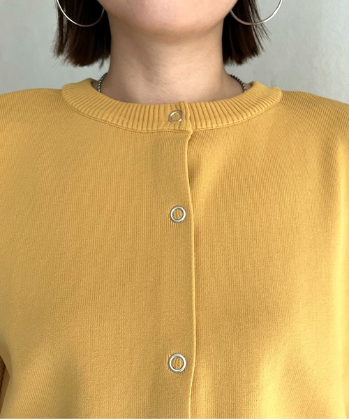 prose verse（プロズヴェール）の「前後2way袖メッシュニットカーデ（カーディガン/ボレロ・レディース・ブラック/マスタード/ホワイト系その他・ﾌﾘ-）」の16枚目の写真