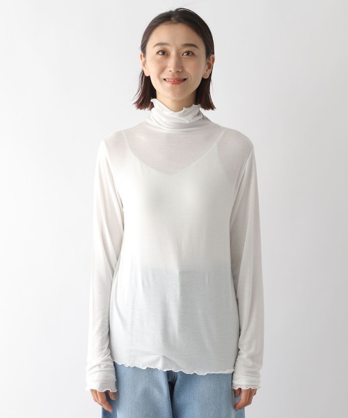 トップス LEPSIM LEPSIM（レプシィム）の「7ゲージボトルネック満たされニット