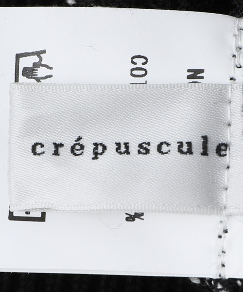 crepuscule（クレプスキュール）の「【CREPUSCULE / クレプスキュール】 カノコクルーネック（ニット/セーター・メンズ・ブラック/グリーン・2/1）」の12枚目の写真