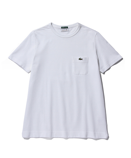 ビームス別注　ラコステ　カノコTシャツ BEAMS（ビームス）【別注】LACOSTE / バッジ カノコ Tシャツ（T