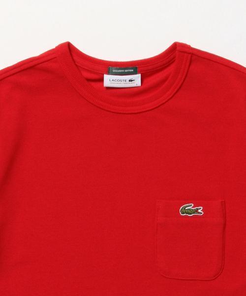 LACOSTE(ラコステ)の「LACOSTE×BEAMS / 別注 カノコ ポケット TEE(Tシャツ/カットソー・メンズ・ホワイト/レッド/ネイビー・3/4/2)」の21枚目の写真