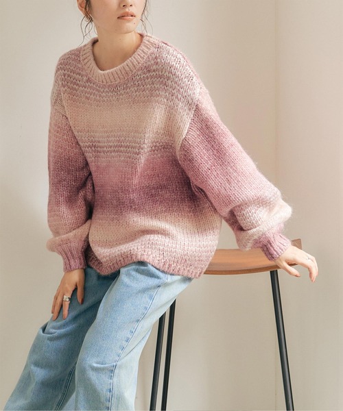 ｸﾞﾗﾃﾞｰｼｮﾝｵｰﾊﾞｰｻｲｽﾞﾆｯﾄ