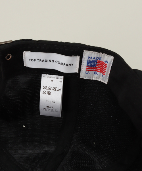 POP TRADING COMPANY POPSS2501005BLACK 関税送料込 POP TRADING COMPANY（ポップトレーディングカンパニー）の「POP