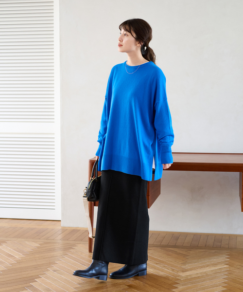 JOURNAL STANDARD（ジャーナルスタンダード）の「ウォッシャブルミラノスカート（スカート・レディース・チャコールグレー/ブラック/カーキ・FREE）」の5枚目の写真