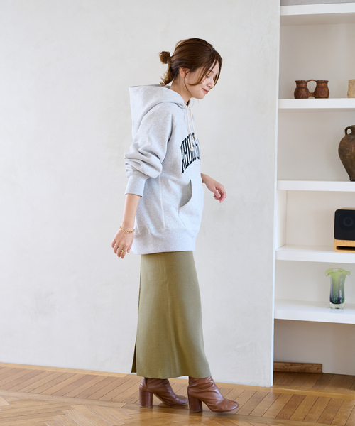 JOURNAL STANDARD（ジャーナルスタンダード）の「ウォッシャブルミラノスカート（スカート・レディース・チャコールグレー/ブラック/カーキ・FREE）」の11枚目の写真