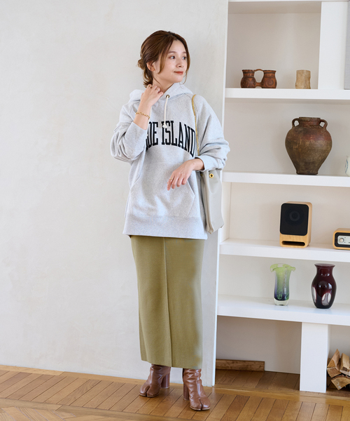 JOURNAL STANDARD（ジャーナルスタンダード）の「ウォッシャブルミラノスカート（スカート・レディース・チャコールグレー/ブラック/カーキ・FREE）」の14枚目の写真