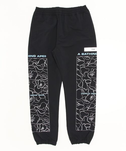 A BATHING APE（アベイシングエイプ）の「BAPE RIP STOP TRACK PANTS M（その他パンツ・メンズ・オリーブ/ブラック・SMALL/XX-LARGE/MEDIUM/LARGE/X-LARGE）」の2枚目の写真