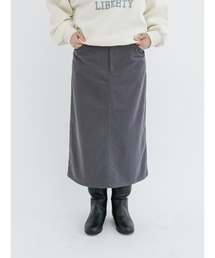 Lugnoncure | コーデュロイセミタイトスカート(スカート)