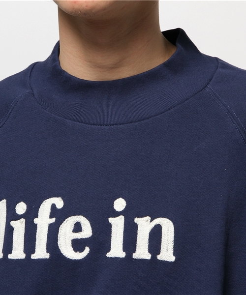 OUTLET（アウトレット）の「【Ciaopanic】裏毛PTハイネック（Tシャツ/カットソー・メンズ・グレー/ネイビー・LARGE/MEDIUM）」の6枚目の写真