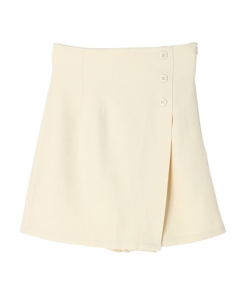 earth music&ecology(アースミュージックアンドエコロジー)の「ラップ風スカートパンツ(その他パンツ・レディース・ブラック/アイボリー・M/S)」の14枚目の写真