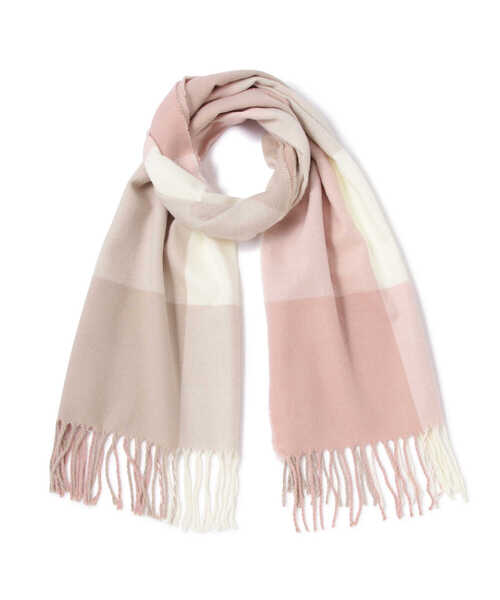 EDIT COLOGNE（エディットコロン）の「チェックストールⅡ（ストール/ショール・レディース・ピンク・ﾌﾘ-）」の2枚目の写真