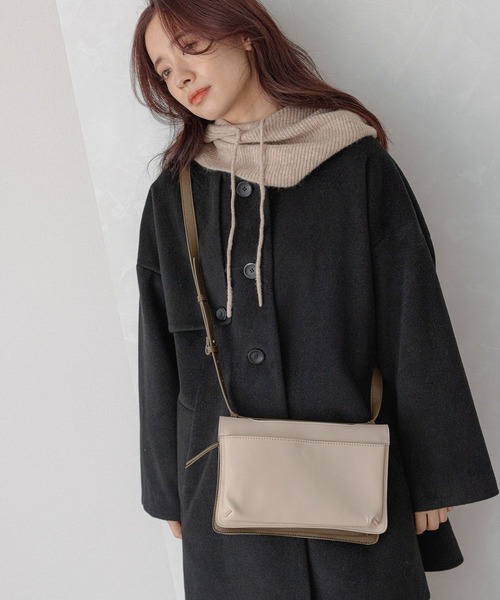 mysty woman(ミスティウーマン)の「【赤埴奈津子さんコラボ】マルチショルダーBAG 180179(ショルダーバッグ・レディース・ブラック系その他/ベージュ系その他・FREE)」の13枚目の写真
