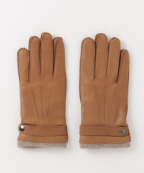 CARIDEI（カリデイ）の「CARIDEI/カリデイ/スムースレザーグローブ（手袋・メンズ・ブラック/その他1/キャメル・8/8.5/7.5）」の3枚目の写真