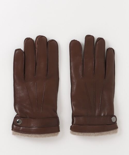 CARIDEI（カリデイ）の「CARIDEI/カリデイ/スムースレザーグローブ（手袋・メンズ・ブラック/その他1/キャメル・8/8.5/7.5）」の2枚目の写真