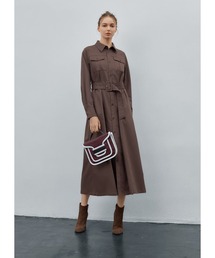 STYLE DELI（スタイルデリ）の「【LUXE】ベルト付きシャツワンピース（ワンピース・レディース）」