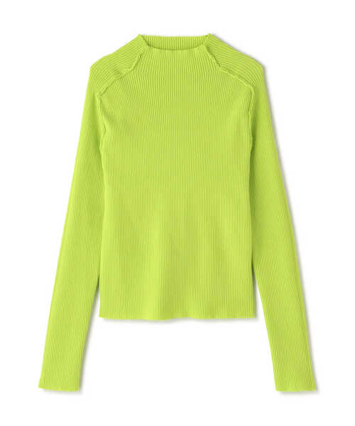 N.（N. Natural Beauty Basic）（エヌエヌナチュラルビューティーベーシック）の「◆ネオンカラーリブニット（ニット/セーター・レディース・ピンク/イエロー・MEDIUM）」の11枚目の写真